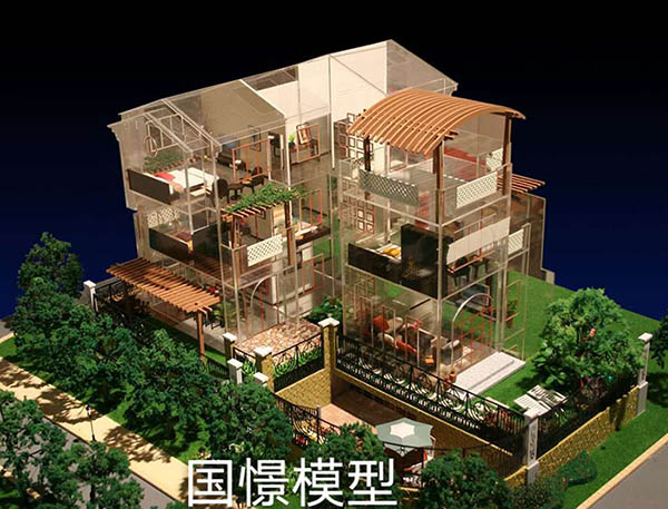 汉阴县建筑模型