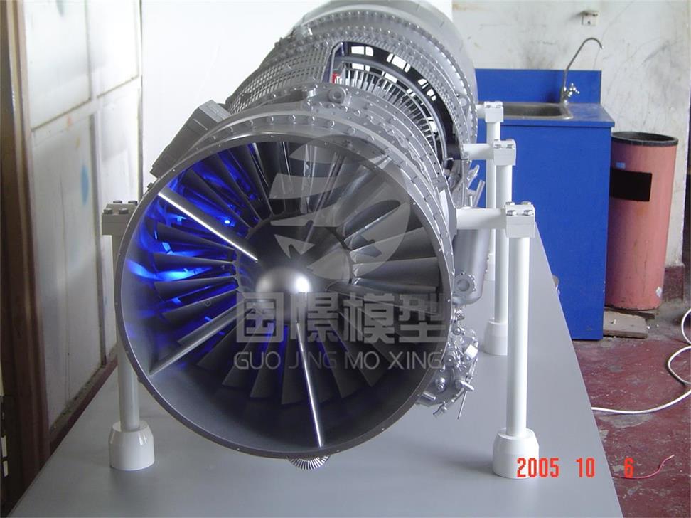 汉阴县飞机发动机模型