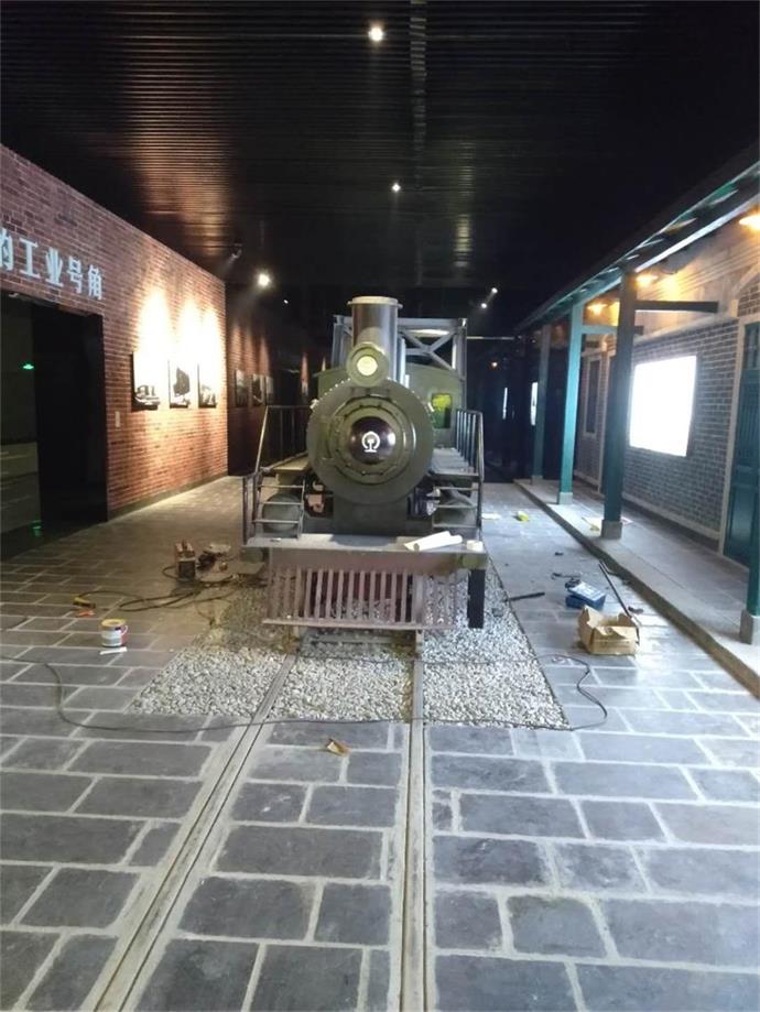 汉阴县蒸汽火车模型